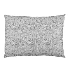 Light Grey Snake Pillow Case (Two Sides) from ArtsNow.com Front