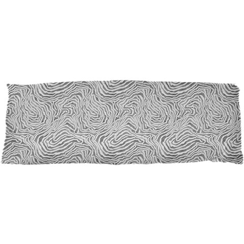 Light Grey Snake 47 x17  Body Pillow Case Dakimakura (Two Sides) from ArtsNow.com Front