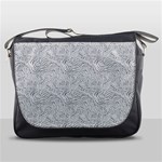 Light Grey Snake Messenger Bag