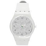 Light Grey Snake Round Plastic Sport Watch (M)