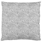 Light Grey Snake Large Cushion Case (One Side)