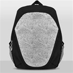Light Grey Snake Backpack Bag