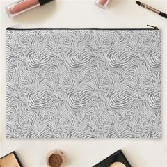 Light Grey Snake Cosmetic Bag (XXXL) from ArtsNow.com Back