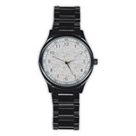 Light Grey Snake Stainless Steel Round Watch