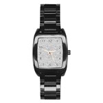 Light Grey Snake Stainless Steel Barrel Watch