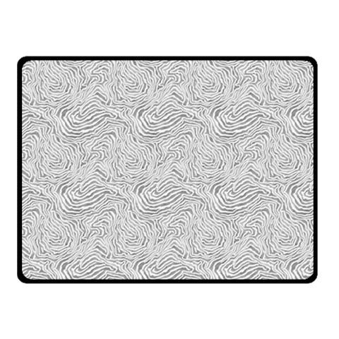 Light Grey Snake 50  x 40  Two Sides Fleece Blanket (Small) from ArtsNow.com 45 x34  Blanket Front