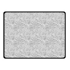 Light Grey Snake 50  x 40  Two Sides Fleece Blanket (Small) from ArtsNow.com 45 x34  Blanket Front