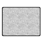 Light Grey Snake 50  x 40  Two Sides Fleece Blanket (Small)