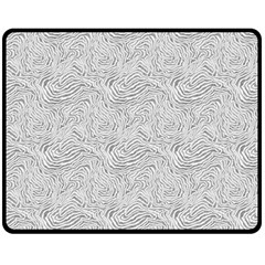 Light Grey Snake 60  x 50  Two Sides Fleece Blanket (Medium) from ArtsNow.com 58.8 x47.4  Blanket Front