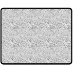 Light Grey Snake 60  x 50  Two Sides Fleece Blanket (Medium)