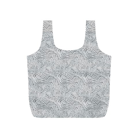 Light Grey Snake Full Print Recycle Bag (S) from ArtsNow.com Front