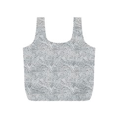 Light Grey Snake Full Print Recycle Bag (S) from ArtsNow.com Back
