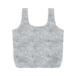 Light Grey Snake Full Print Recycle Bag (M)