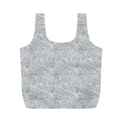 Light Grey Snake Full Print Recycle Bag (M) from ArtsNow.com Back
