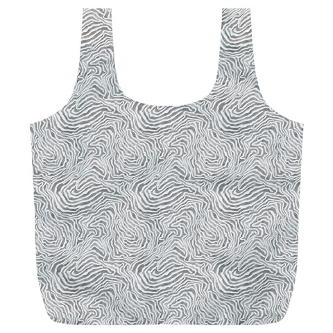 Light Grey Snake Full Print Recycle Bag (XL) from ArtsNow.com Front