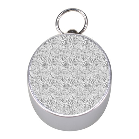 Light Grey Snake Mini Silver Compasses from ArtsNow.com Front