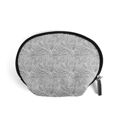 Light Grey Snake Accessory Pouch (Small) from ArtsNow.com Front