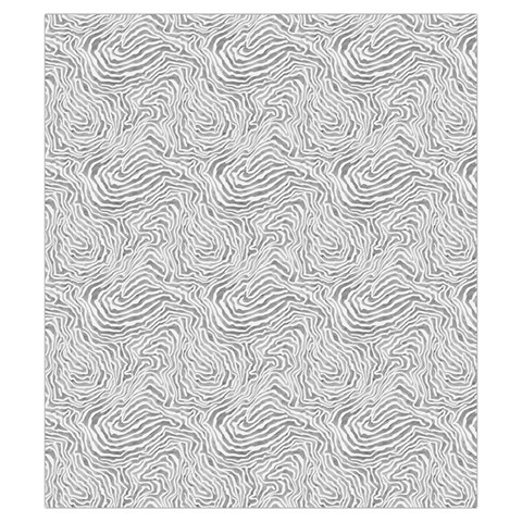 Light Grey Snake Drawstring Pouch (Small) from ArtsNow.com Front