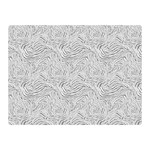 Light Grey Snake 35  x 27  Two Sides Premium Plush Fleece Blanket (Mini)