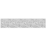 Light Grey Snake 12 X60  Small Premium Plush Fleece Scarf