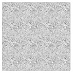 Light Grey Snake 36  x 36  Square Satin Scarf
