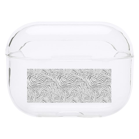 Light Grey Snake Hard PC AirPods Pro Case from ArtsNow.com Front