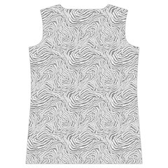 Light Grey Snake Women s Basketball Tank Top from ArtsNow.com Back