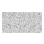 Light Grey Snake Satin Shawl 45  x 80 