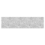 Light Grey Snake 16 x 60  Oblong Satin Scarf