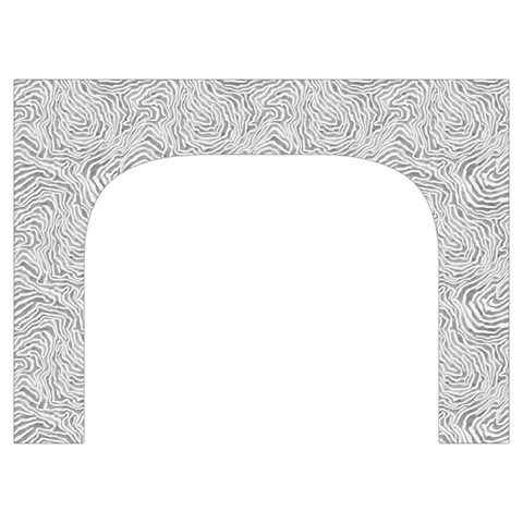Light Grey Snake Toiletries Pouch from ArtsNow.com Front