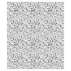 Light Grey Snake Drawstring Pouch (XS) from ArtsNow.com Front