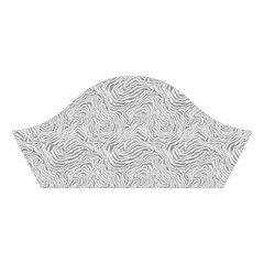Light Grey Snake Cotton Crop Top from ArtsNow.com Right Sleeve