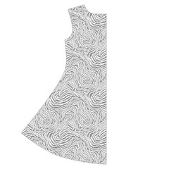 Light Grey Snake Short Sleeve V Back Left