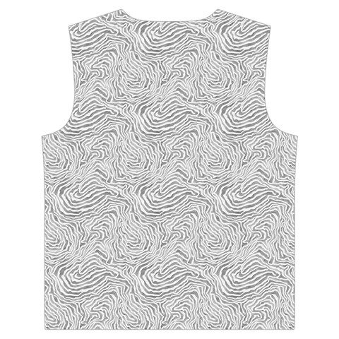 Light Grey Snake Kid s Button Up Puffer Vest from ArtsNow.com Back