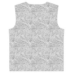 Light Grey Snake Kid s Button Up Puffer Vest from ArtsNow.com Back