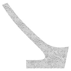 Light Grey Snake Cross Back Hipster Bikini Set from ArtsNow.com Back Right