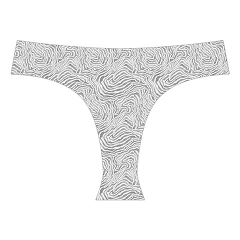 Light Grey Snake Cross Back Hipster Bikini Set from ArtsNow.com Front Under
