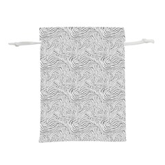 Light Grey Snake Lightweight Drawstring Pouch (L) from ArtsNow.com Front