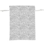 Light Grey Snake Lightweight Drawstring Pouch (XL)