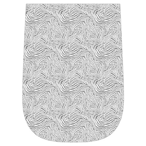 Light Grey Snake Wristlet Pouch Bag (Small) from ArtsNow.com Left Side