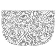 Light Grey Snake Make Up Case (Small) from ArtsNow.com Side Right