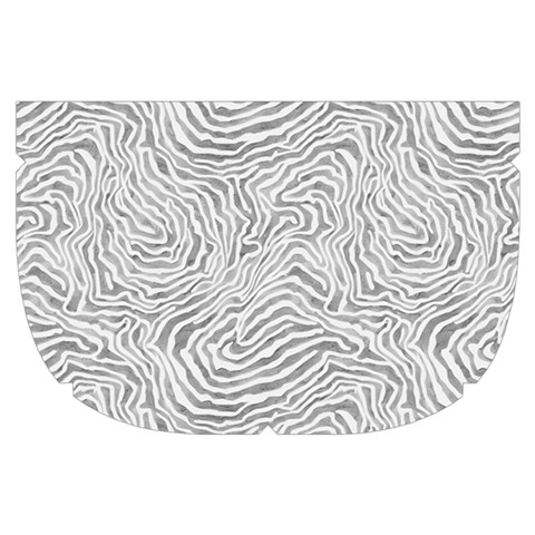 Light Grey Snake Make Up Case (Small) from ArtsNow.com Side Left