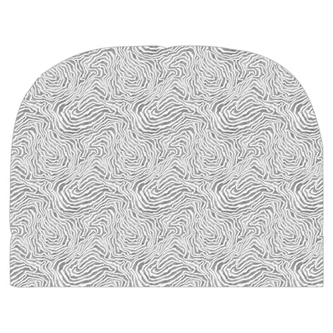 Light Grey Snake Make Up Case (Medium) from ArtsNow.com Back