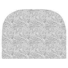 Light Grey Snake Make Up Case (Medium) from ArtsNow.com Back