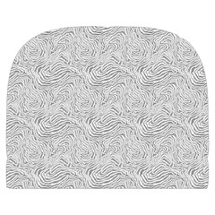 Light Grey Snake Make Up Case (Large) from ArtsNow.com Back