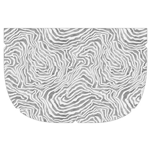 Light Grey Snake Make Up Case (Large) from ArtsNow.com Side Right