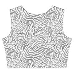 Light Grey Snake Women s Crop Top Pleated Skater Rave Skirt from ArtsNow.com Back