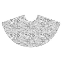 Light Grey Snake Women s Crop Top Pleated Skater Rave Skirt from ArtsNow.com Skirt Back