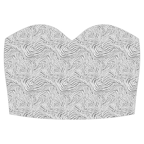 Light Grey Snake Knee Front Top