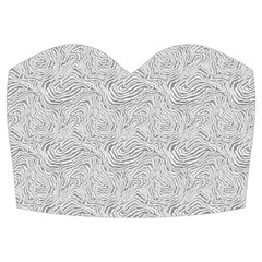 Light Grey Snake Knee Front Top